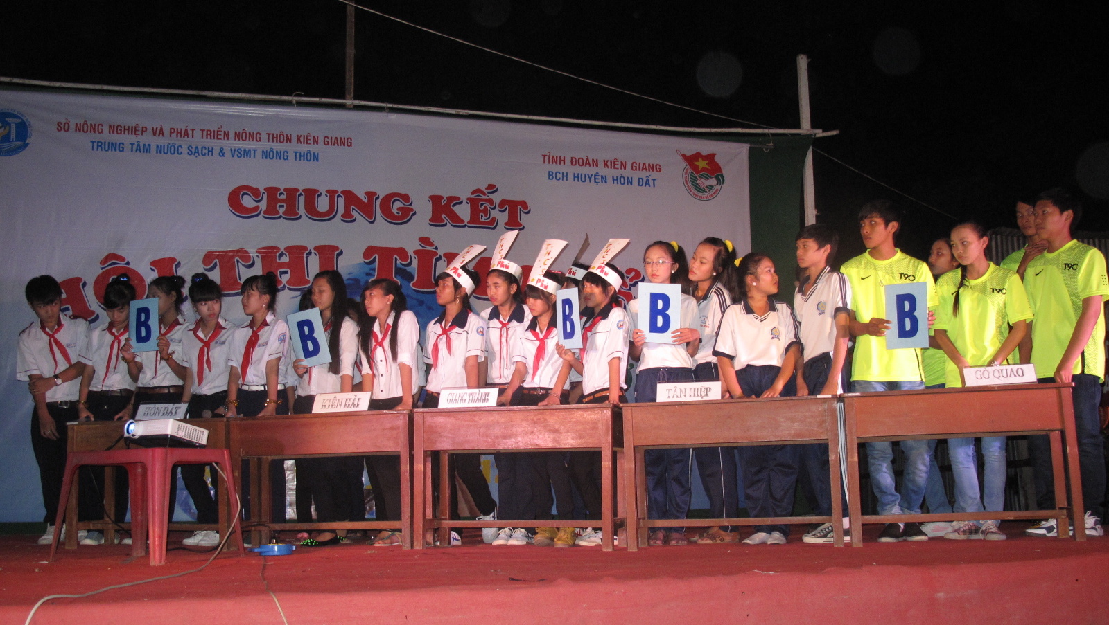 Phần thi kiến thức các đội